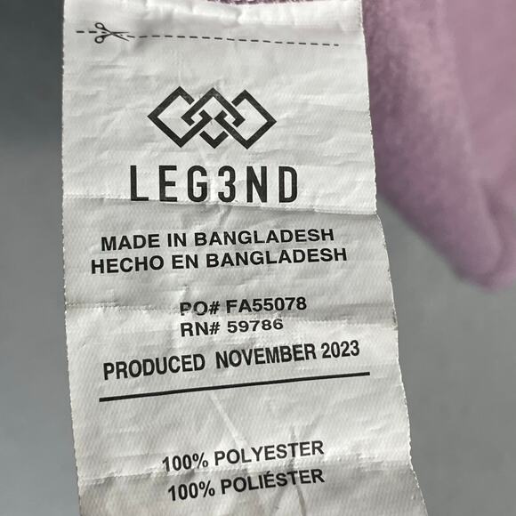 Pink V-Neck Lightweight Performance Tee Short Sleeve Polyester Shirt Women S - Picture 6 of 8